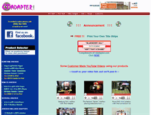 Tablet Screenshot of cdadapter.com